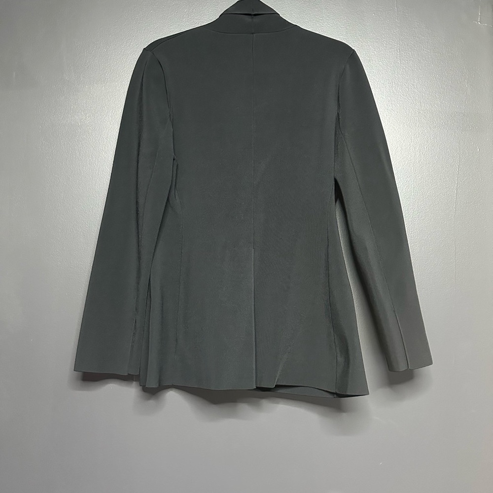 Theory Etiennette Stretch Knit Blazer Black M - Picture 8 of 9